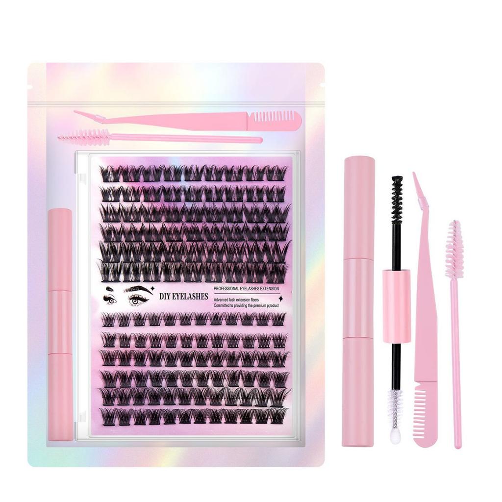 126 Clusters C Song Mixed Package Single Cluster False Eyelashes 10-14Mmdiy Segmented Multi-Hair Eyelashes