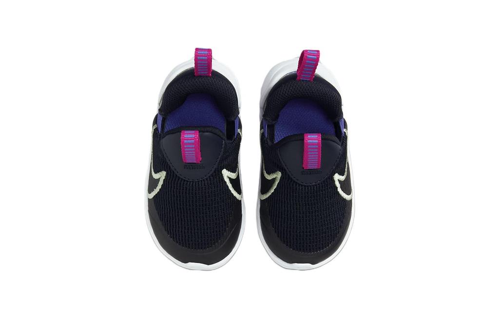 Nike Ботинки для малышей Flex Plus 2, устойчивые к истиранию, средней высоты, черные, для младенцев и малышей DV8998-400