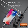 Car Lighter One To Four Lighter Multi-function Adapter Plug Super Fast Charging Retractable Cable Car Charger