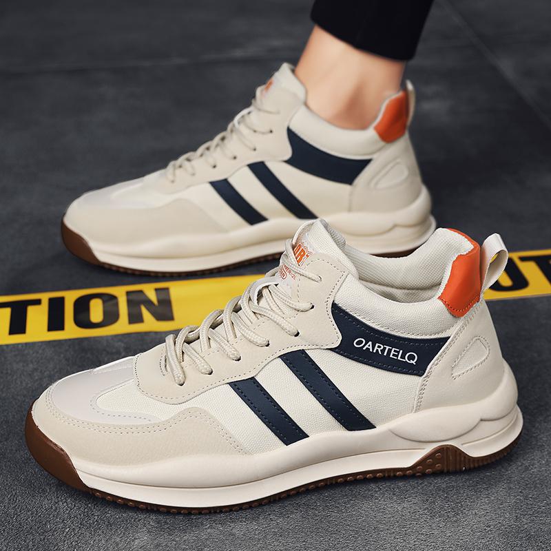 Мужские кроссовки 2024 года, повседневные, легкие, дышащие, сетчатые, на шнуровке, спортивные туфли для активного отдыха, нескользящие, нейтральные, с широким верхом, теннисные туфли