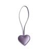 Bag Pendant Heart Shape Imitation Leather Keychain Vibrant Color Bag Decor Charm Bag Car Key Accessory