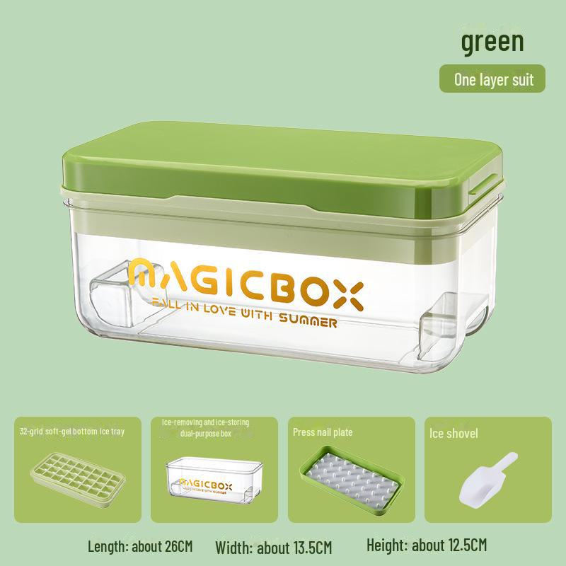 Лоток для льда Soft-Press: Легко извлекаемый, пищевой материал, большая емкость для хранения льда