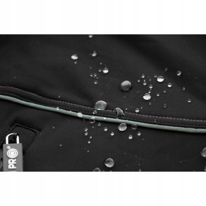 Kurtka Softshell Czarna Wodoodporna Oddychająca Rozm. Xl, Ce, Lahti Pro