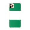 Coque iPhone - Drapeau Nigeria - iPhone 11 Pro Max - Souple - Multicolore - Verticale
