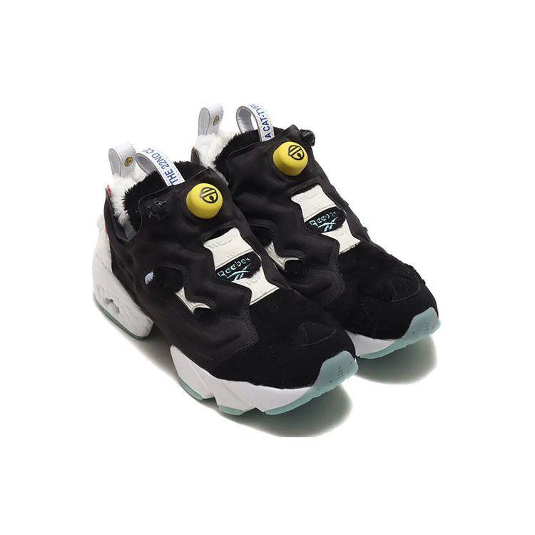 Atmos x Reebok InstaPump Fury OG Doraemon - Черные Унисекс Кроссовки Белые GV7287