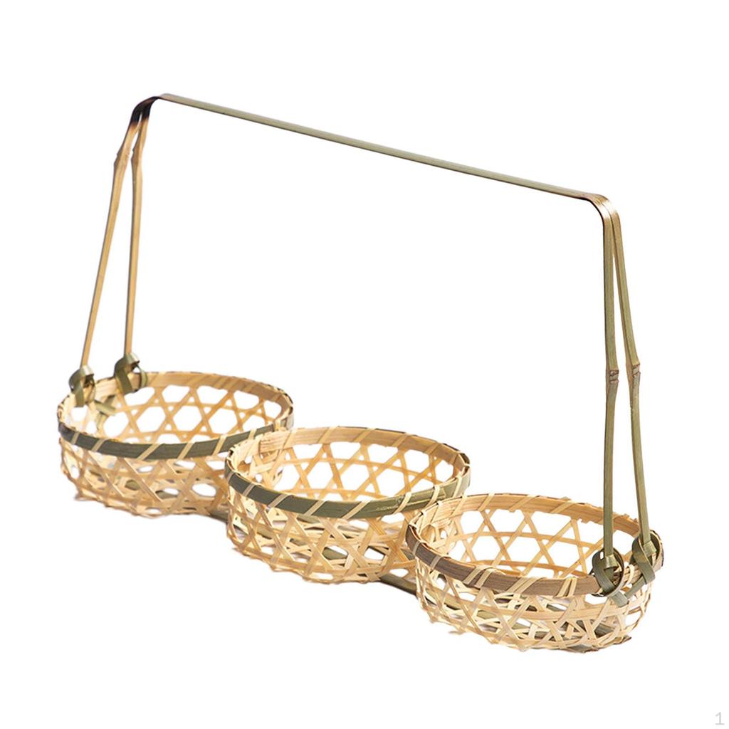 Бамбуковый поднос для сервировки завтрака для развлечения