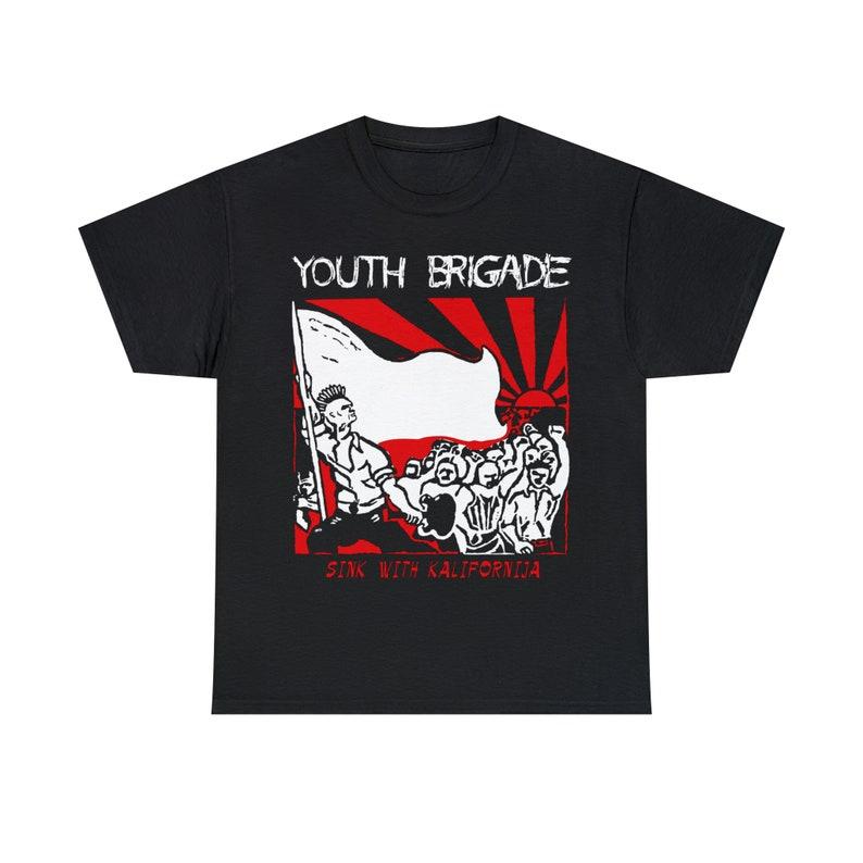 230 г/м² 100% хлопок футболка Youth Brigade хардкор-панк D I Wasted Youth Adolescents Reagan Youth Battalion Of Saints Jfa Mdc унисекс тяжелая хлопковая футболка