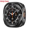 Ремешок/Чехол 2в1 для Samsung Galaxy Watch Ultra(2025) 47мм Ультра(2025) Корпус из металлического сплава 47 мм, нейлоновый ремешок-петля, роскошная крышка