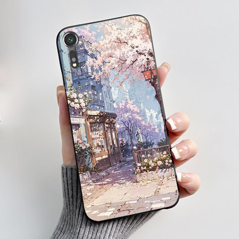 Чехол для Sony Xperia XZs XZ XR SOV35 602SO SO-03J Чехол Матовый Черный Мягкий Тонкий Чехол Эстетичный Роскошный Милый Крутой Мальчики Девочки Оболочка