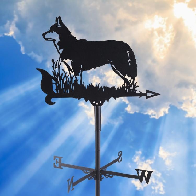 Ретро Фермерский Пейзаж Садовый Колышек Флюгер Профессиональные Измерительные Инструменты Патио