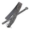 HAMILO Snake Print Guitar Strap, Adjustable Length, for Acoustic and Electric Guitars
