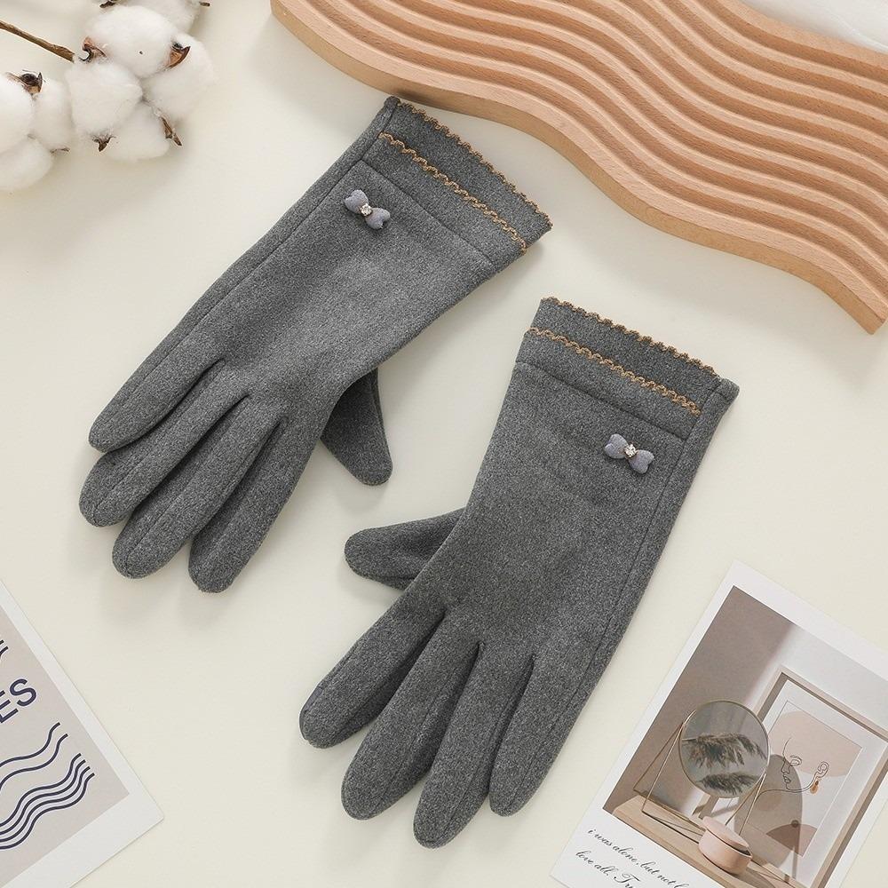 Warm Touch Screen Gloves Touchable Screen Driving Mittens New Full Finger Gloves Women