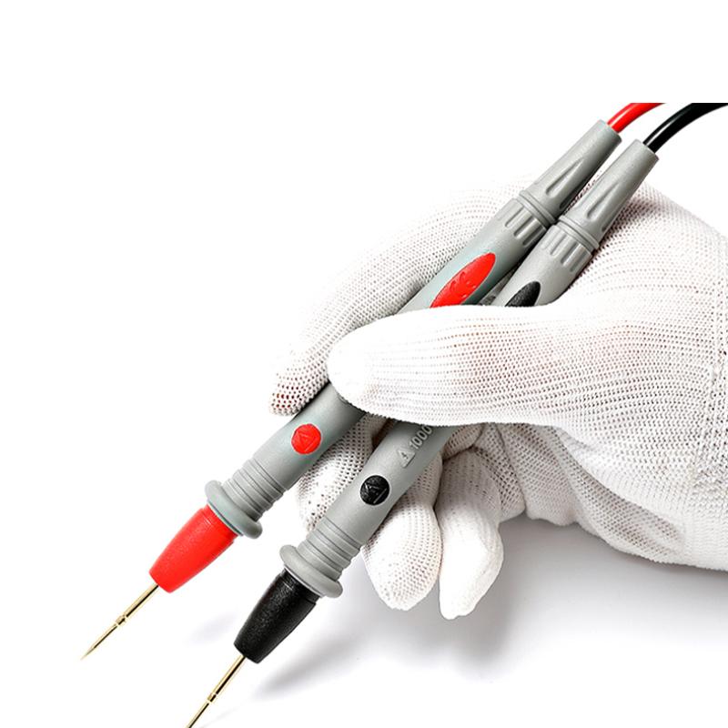 Универсальный цифровой мультиметр с тонким наконечником 1000 В 20 А, многометровый тестовый провод, тестер-ручка