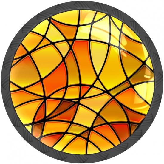 4 шт. в упаковке ручки для шкафов из цветного стекла с бабочкой, круглые ручки для ящиков из хрусталя, ручки для комодов, ящиков, ванной, кухонных шкафов, гардеробов