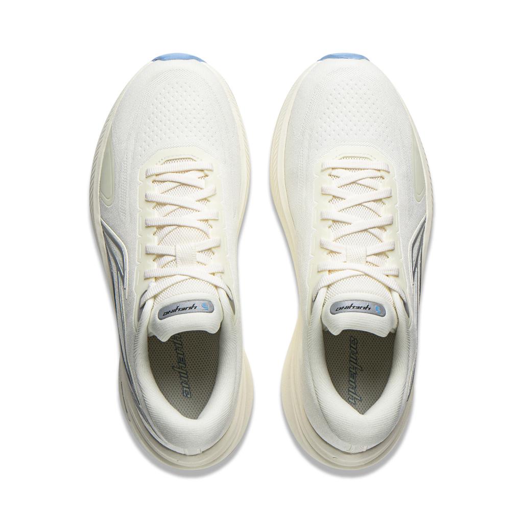 Li Ning Yueying 5 Амортизирующие, износостойкие низкие беговые кроссовки Женские Кремовый ARHW004-6