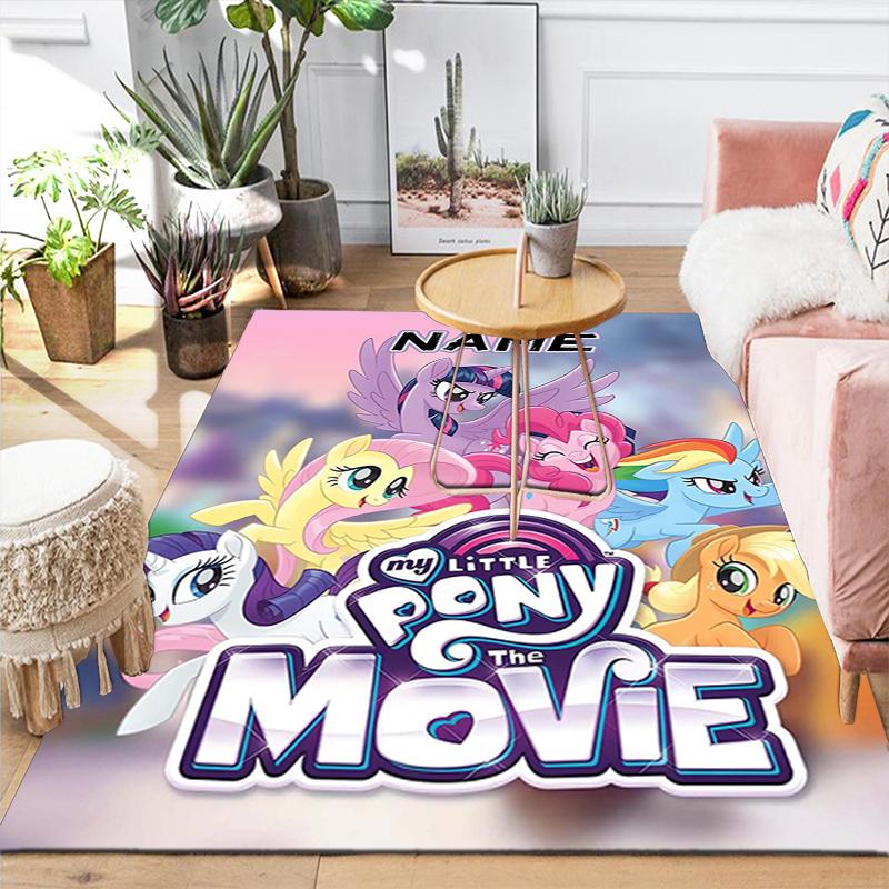 Custom 1Pc Little Pony Friendship Rug Office Carpet Indoor Outdoor Entrance Doormat Nonslip Soft And Comfortable Living Room D2915186