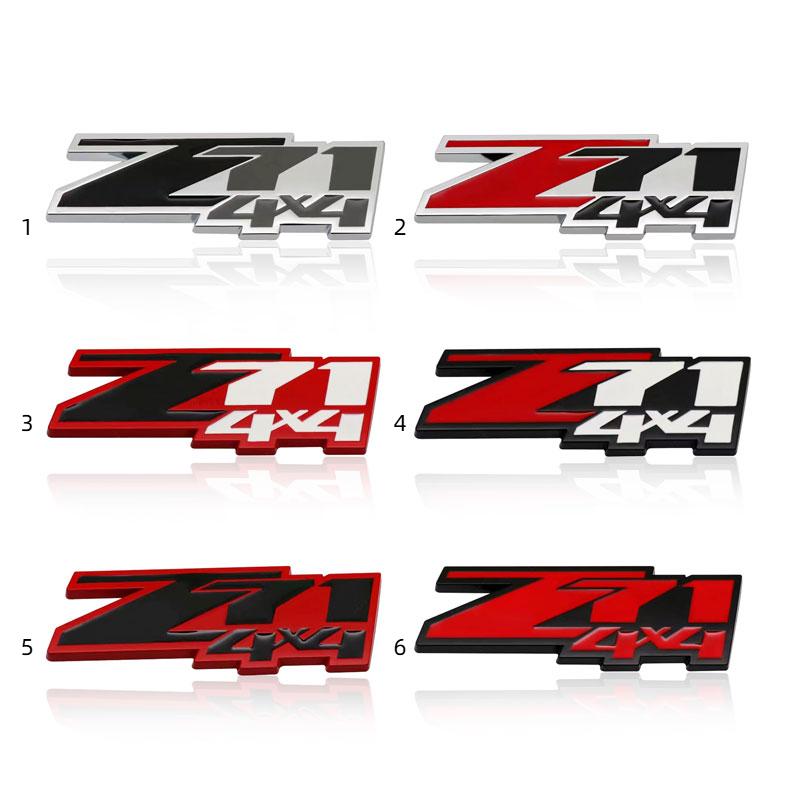 3D Metal Z71 4×4 Car Grille Logo Подходит для Модификации Автомобиля Аксессуары Traverse TAHOE COLORADO Car Trunk Decorat
