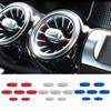7pcs Car Front and Rear Air Conditioning Knob Sticker For Mercedes Benz A B Class GLA GLB CLA W177 W247 H247 X247 C118