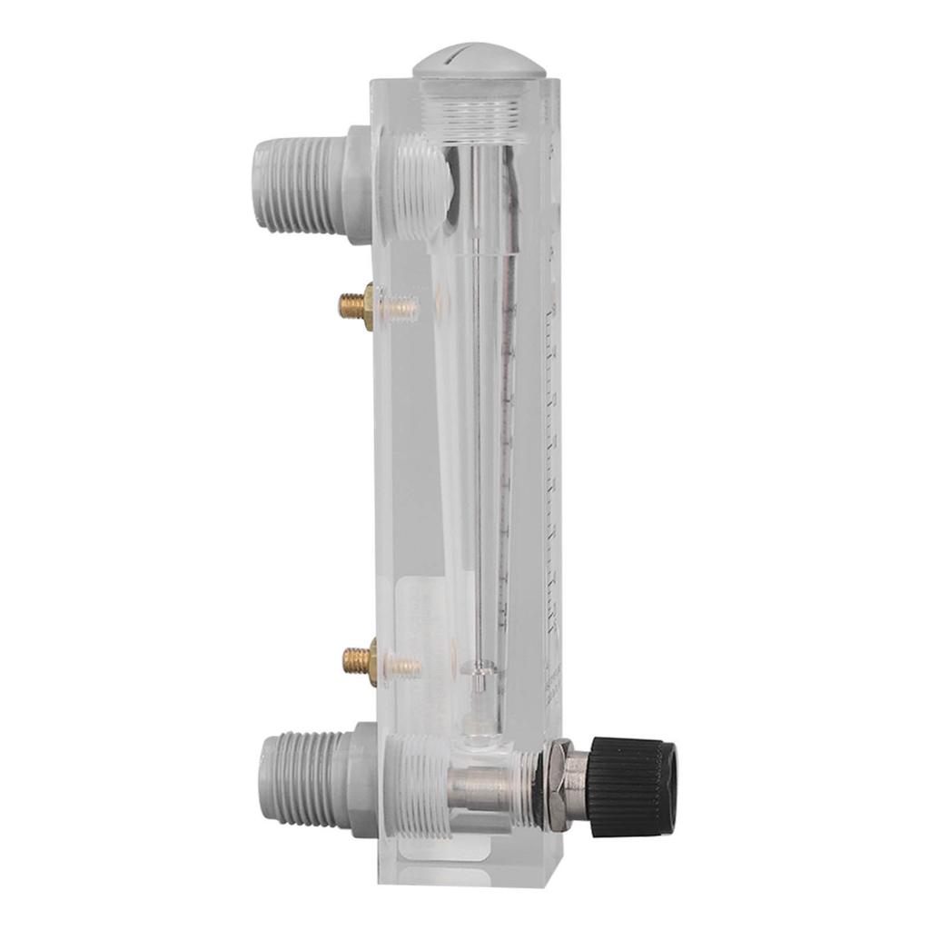 16‑160LPH Adjustable Liquid Flowmeter Transparent High Accuracy Water Flow Meter Panel Type