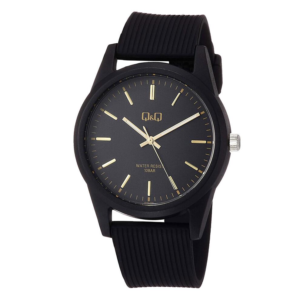 CITIZEN Analog 10 ATM Water Urethane Black Order Watch, Resistant, Strap, & Gold, Men's, VS40-005/3171/Mail