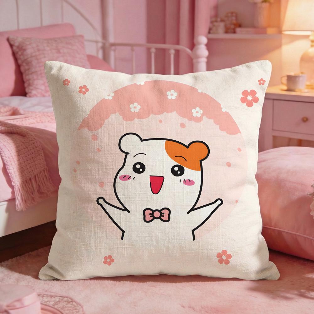 Oruchuban Ebichu Cushion Cover Premium Comfort Reversible Pillow Cove Two In One Design For Any Room Car Interior