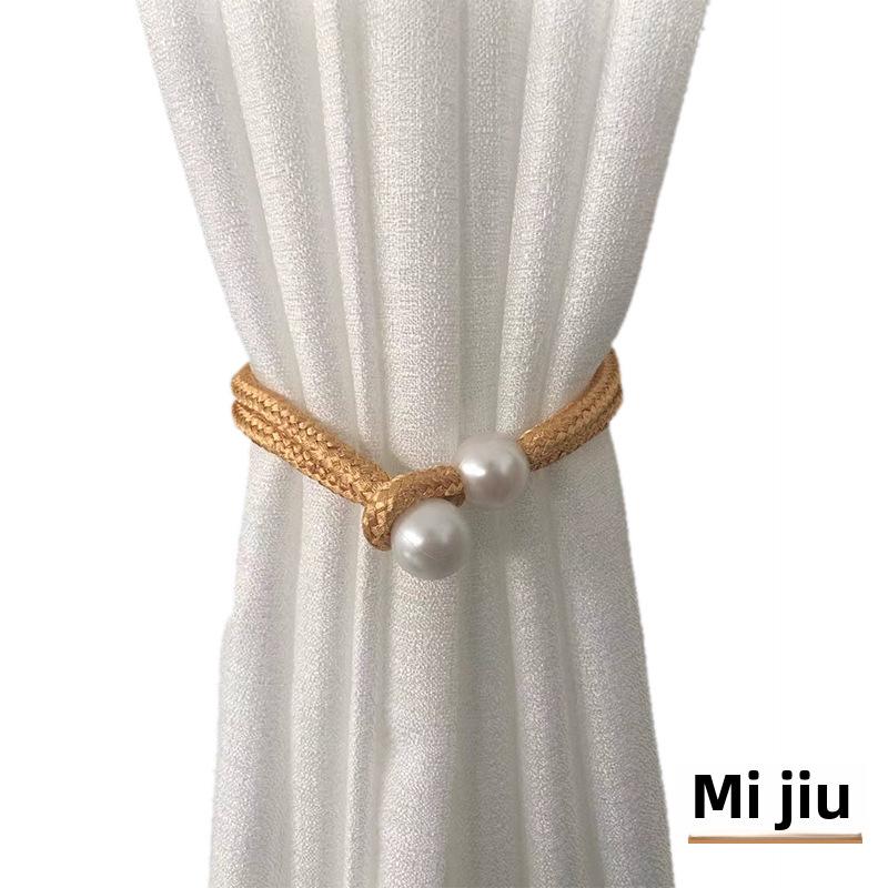 Креативная веревка для завязывания штор с жемчугом — роскошное украшение гостиной