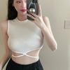 New Summer Cross Strap Sleeveless Inner Vest Sweet and Spicy Sexy Outer Wear Hot Girl Short Top for Women