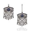 AUGUST ALICE Gaudi Lace Lapis Lazuli Unbalanced Earring