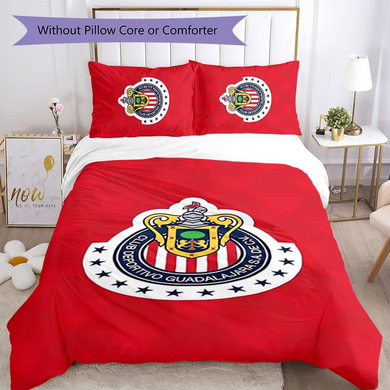Guadalajara 3pcs Bedding Set Duvet Cover Closure Includes 1 Duvet Cover & 2 Pillowcases for All Seasons Bedroom Home Dorm Decor