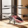 Silver Red Pink RC Helicopters Metal Alloy Flying Helicopter Toy Mini Drone  Children's Day Gifts