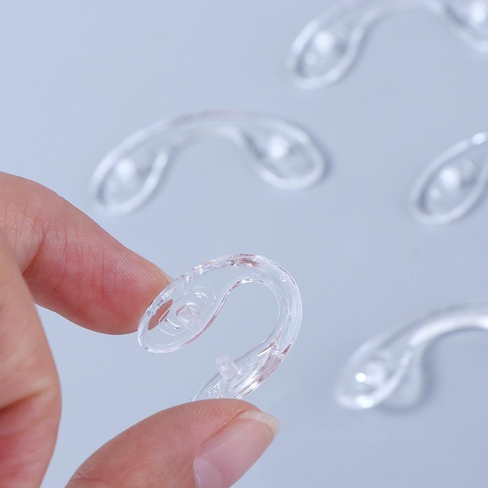 Transparent For Women Men Anti Slip Korean Nose Pad Eyeglasses Pads Glasses Support Ear Hook