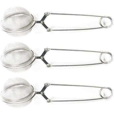 Ложка из нержавеющей стали, чайные листья, сетчатый шарик для заварки, фильтр-сито