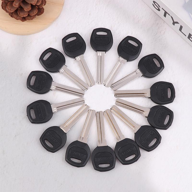10Pcs Key Embryo AB Lock Security Door Key Blank Electric Door Lock Blank Fingerprint Lock Password Lock Blank Car Key Blanks
