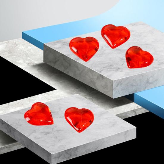 250 шт. акриловые искусственные хрустальные полупрозрачные сердца в форме сердца искусственные драгоценные камни наполнитель для вазы