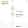 Garrault  Delord Floor Lamp Chrome Metal White Acrylic Ball Floor Light Living Room Hotel Room Sofa  Decoration Lamp