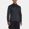 Under Armour Футболка мужская однотонная Tech™ Vent ½ Zip с воротником-стойкой и длинным рукавом, серая 1382184-001