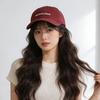 Versatile street couple show face small visor casual retro cap men