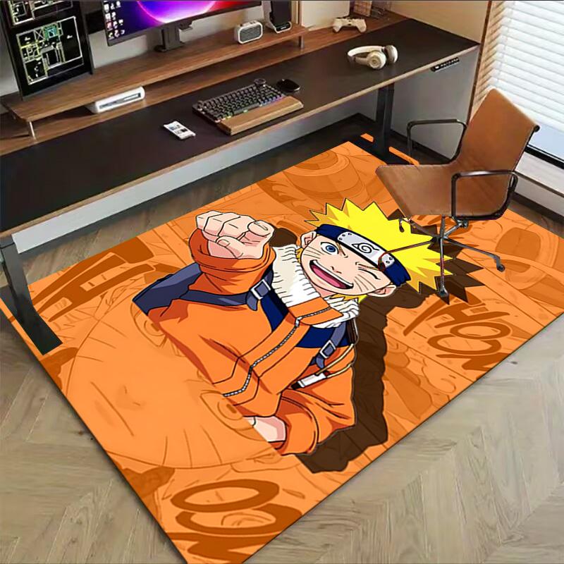 1pc Narutos Adventure Begins Carpet for Playroom Bedroom Living Room Sofa Home Decor,kids Game Area Rug Non-slip Floor Mat Y723109