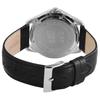 Montre - JUST - Garrick - Cuir noir - Verre saphir - Étanche 10 ATM
