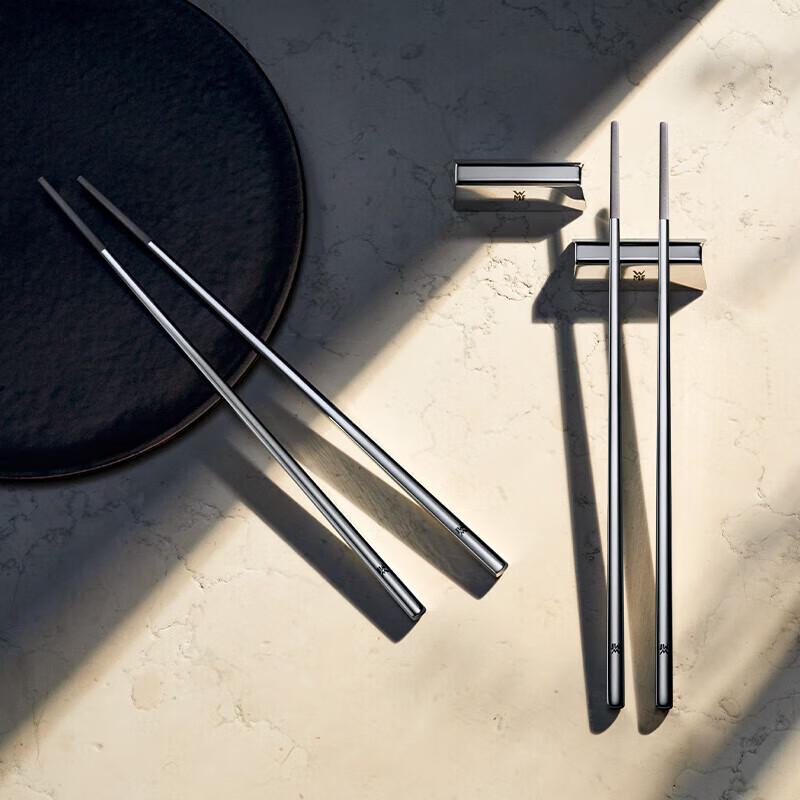 WMF 2-Pair Stainless Steel Chopsticks Set with Rests