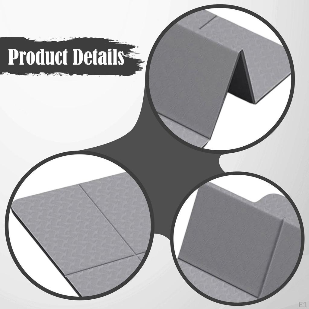 Foldable Mat Folding Exercise Pad with Storage Bag for Hiking Stretching