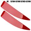 2Pcs Back Bumper Reflector Light Len Cover For Yaris 2012 2013 2014 Left & Right Reflective Strip 52164-52100 Car Accessories