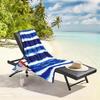 1pc Modern Blue Stripe Pattern Wallpaper 2D Printed Microfiber Beach Towel, Quick Dry Super Absorbent. Great for Beach, Pool