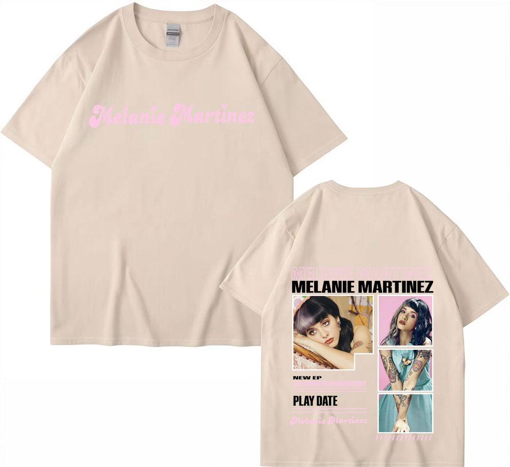Singer Melanie Martinez Album Graphic Tshirts Men Women Vintage Summer Pop Fashion TShirt Short Sleeve Casual Oversized Tshirt