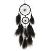 55cm White Dream Catcher Net with Feathers Handmade Wall Hanging Car Ornament Craft Home Decoration Decor Wind Chimes Dropship