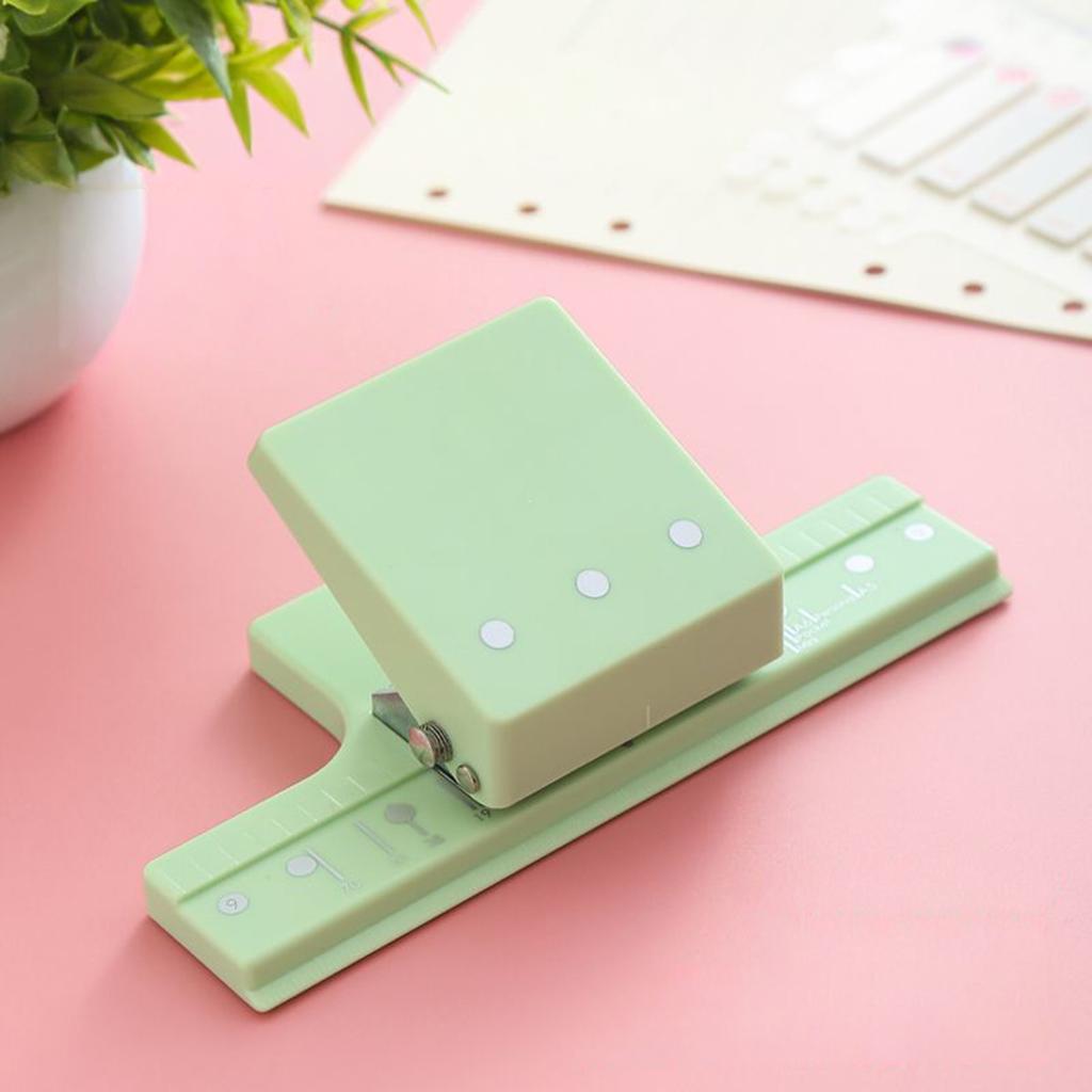 3-Hole 5-Hole Adjustable Paper Punch Tool Efficient Drilling For Office School Home Use