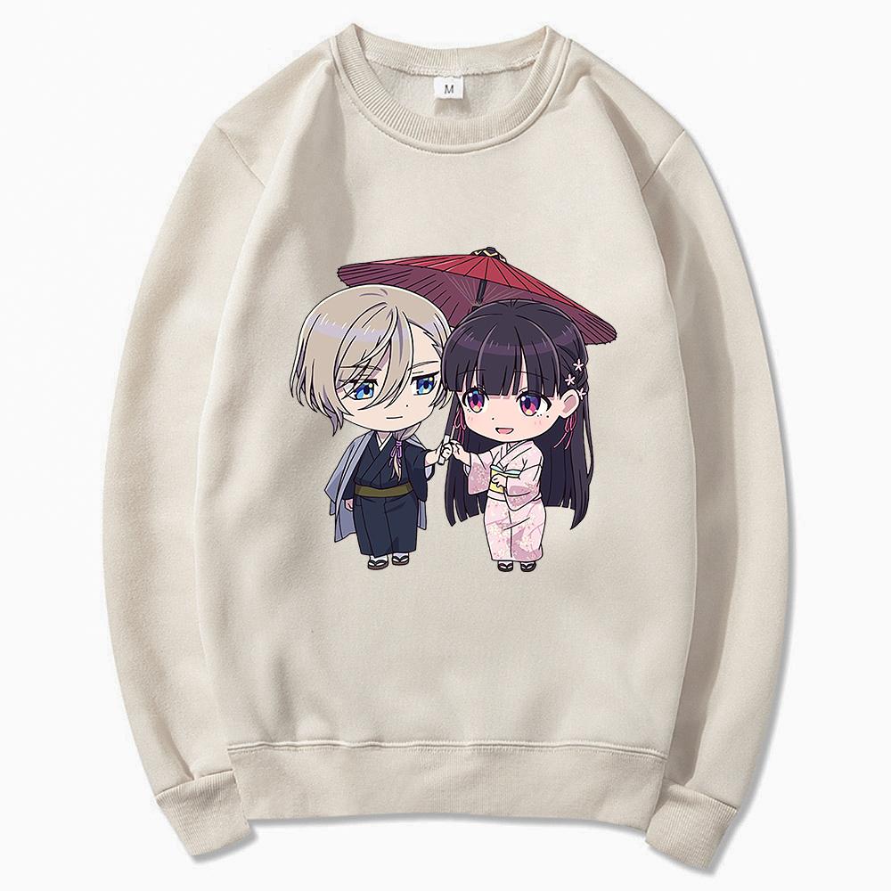 Толстовка с капюшоном My Happy Marriage для женщин Harajuku Watashi No Shiawase Na Kekkon Miyo Kiyoka, толстовки унисекс, пуловер в стиле аниме, толстовка с капюшоном