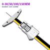 Digital Display Depth Caliper Electronic Thin Rod Depth Gauge Small Hole Depth Measurement Ruler 0-30mm 0-350mm 0-100mm 0-150mm