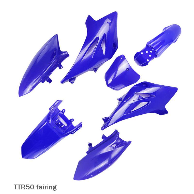 LINGQI Fairing Body Parts Plastic Front Rear Fender Kits TTR Motorcycle Replacement Mudguard For TTR50 Dirt Bike Moto TTR 50