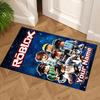 Персонализированный коврик для пола Roblox с текстом Идеально подходит для общежития, столовой, игровых комнат, игровой комнаты Антискользящий ковер Аниме Декор для офиса